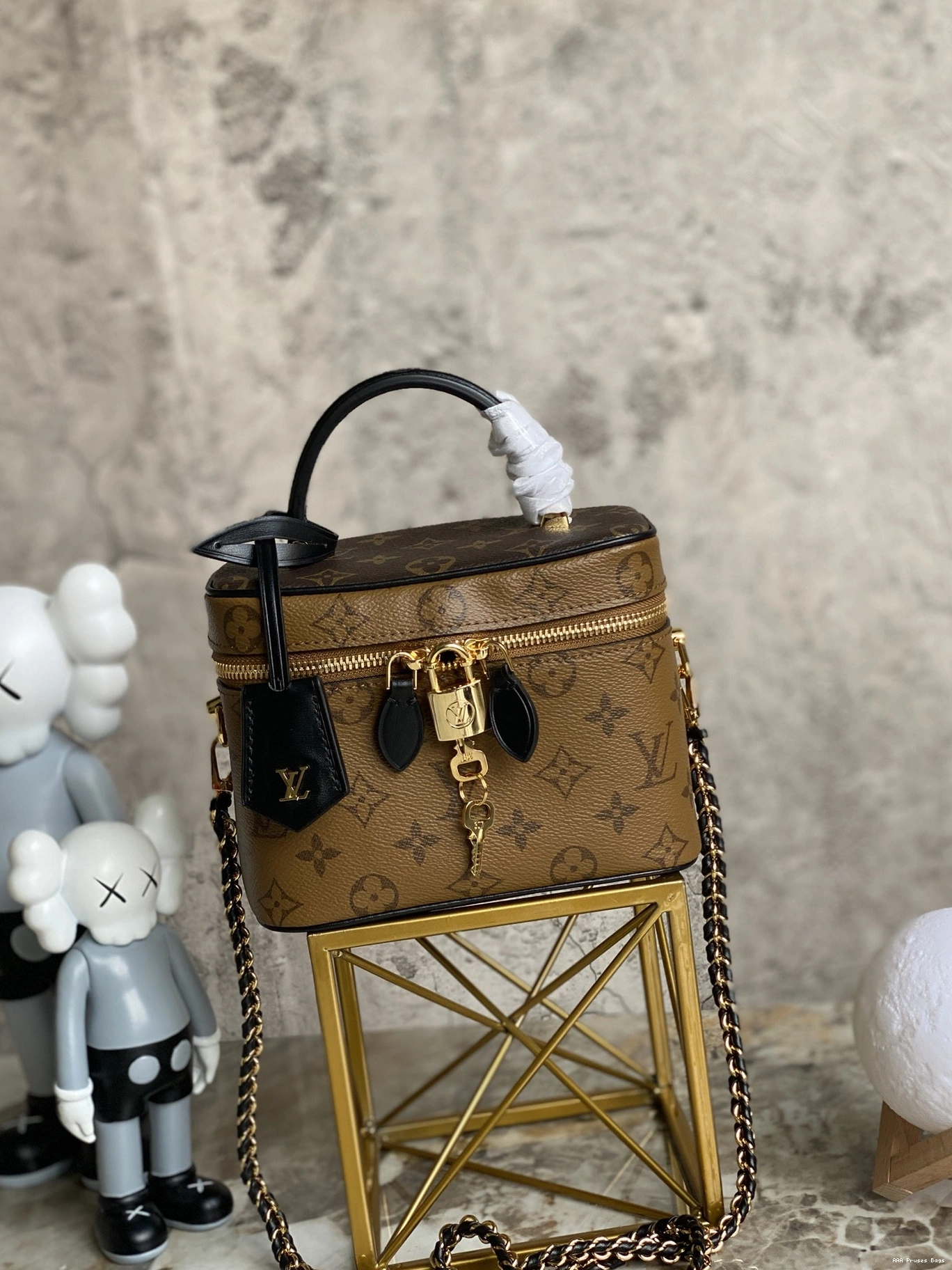 AAA Pruses Bags LOUIS VANITY VUITTON PM 0718